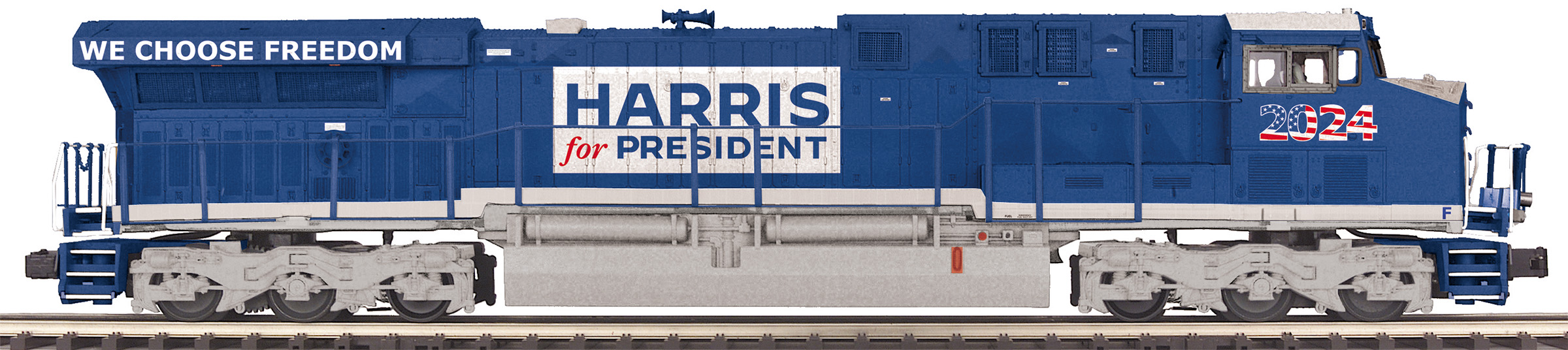 MTH20-21936-1 Kamala Harris AC6000 Diesel High Rail PS3 - Click Image to Close