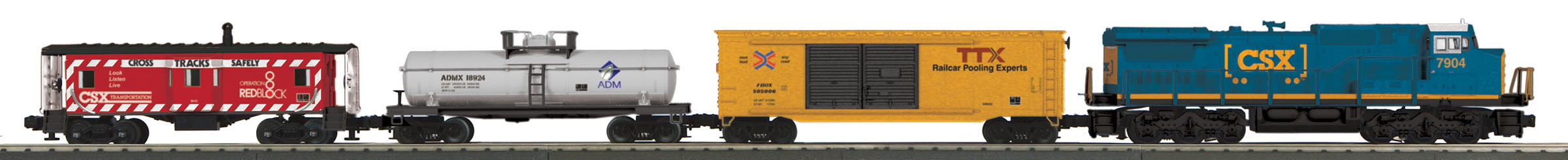 MTH30-4248-1 CSX Dash-8 Diesel RTR Set PS3.0