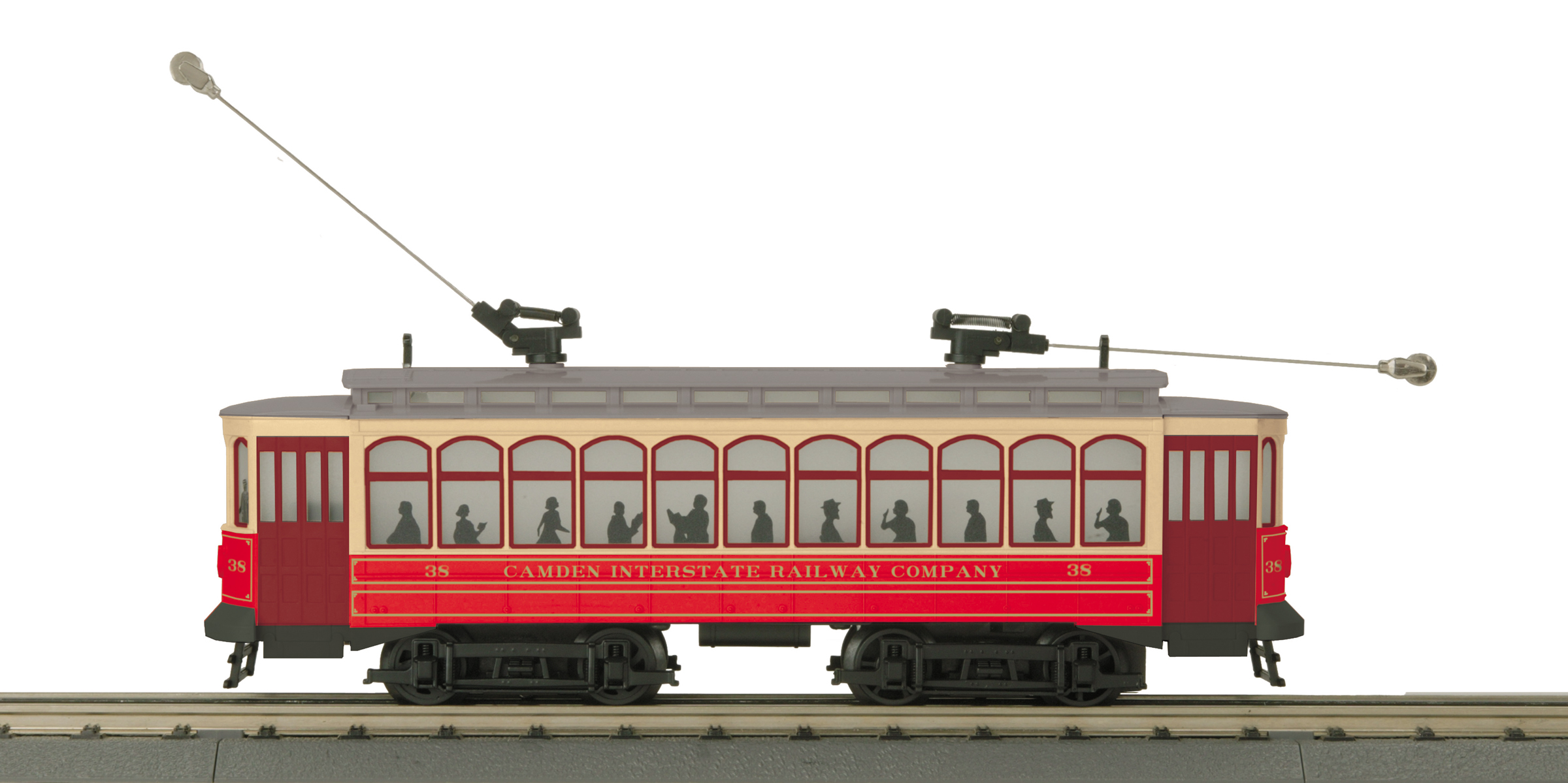 MTH30-5171-1 Camden Intestate Railway CO Brill Semi-conv Trolley