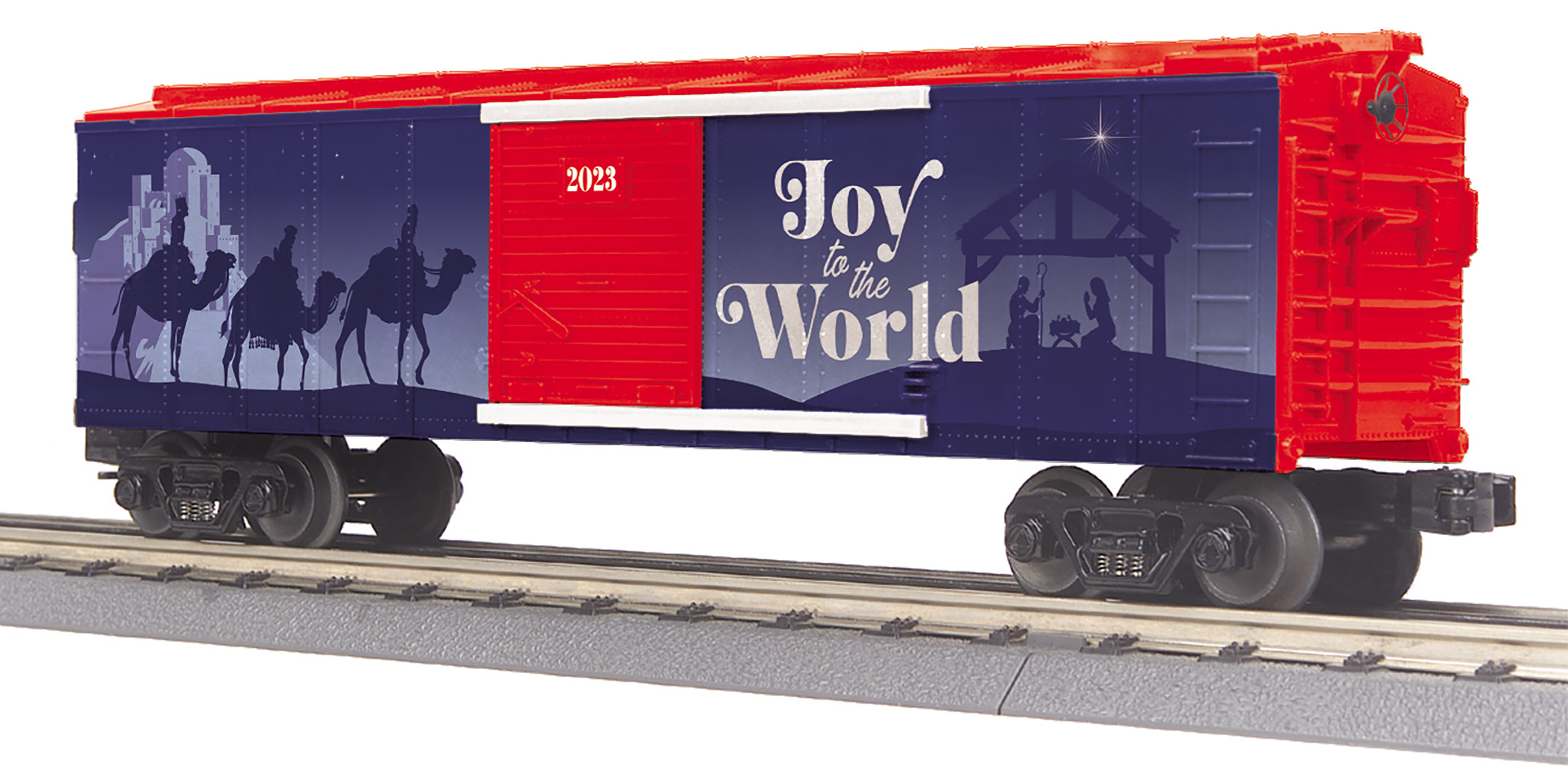 MTH30-71156 Box Car - Christmas (Traditional) Car No. 2023