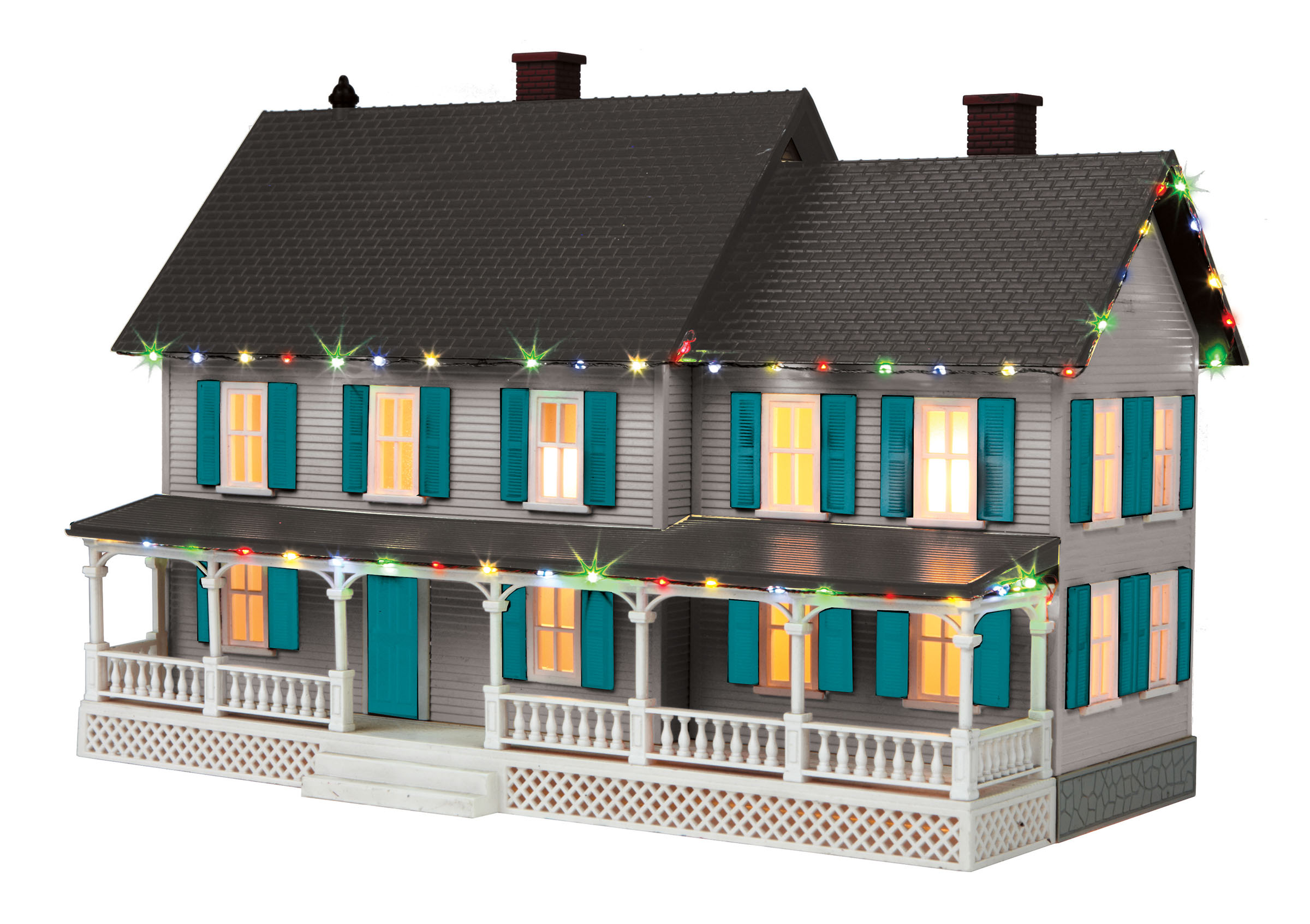 MTH30-90545 $ Christmas Country House w/Op Lights