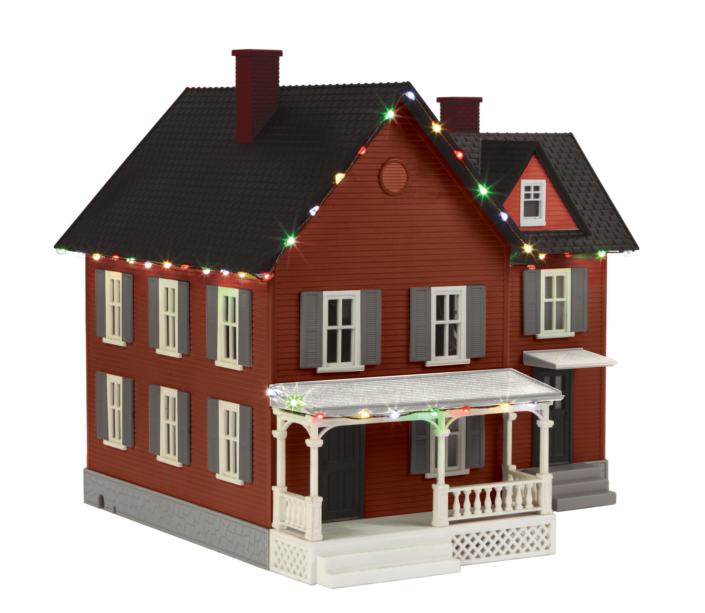 MTH30-90548 #6 County House w/Operating Christmas Lights