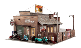 WDS5846 Deuce's Bike Shop - O Scale