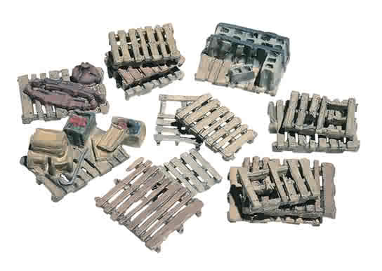 HO Gauge Woodland Scenics D204 15 Assorted Skids